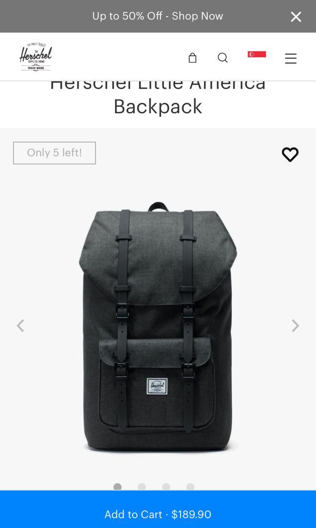 used herschel backpack