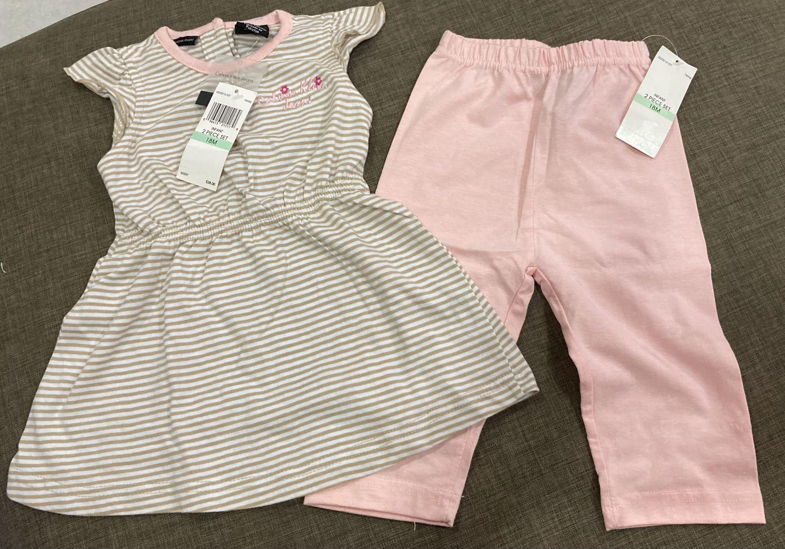 Baby pink hotsell calvin klein set