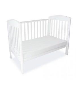 Babyhood Classic Curve Cot 4 in 1 (White), Babies & Kids, Baby Nursery ...