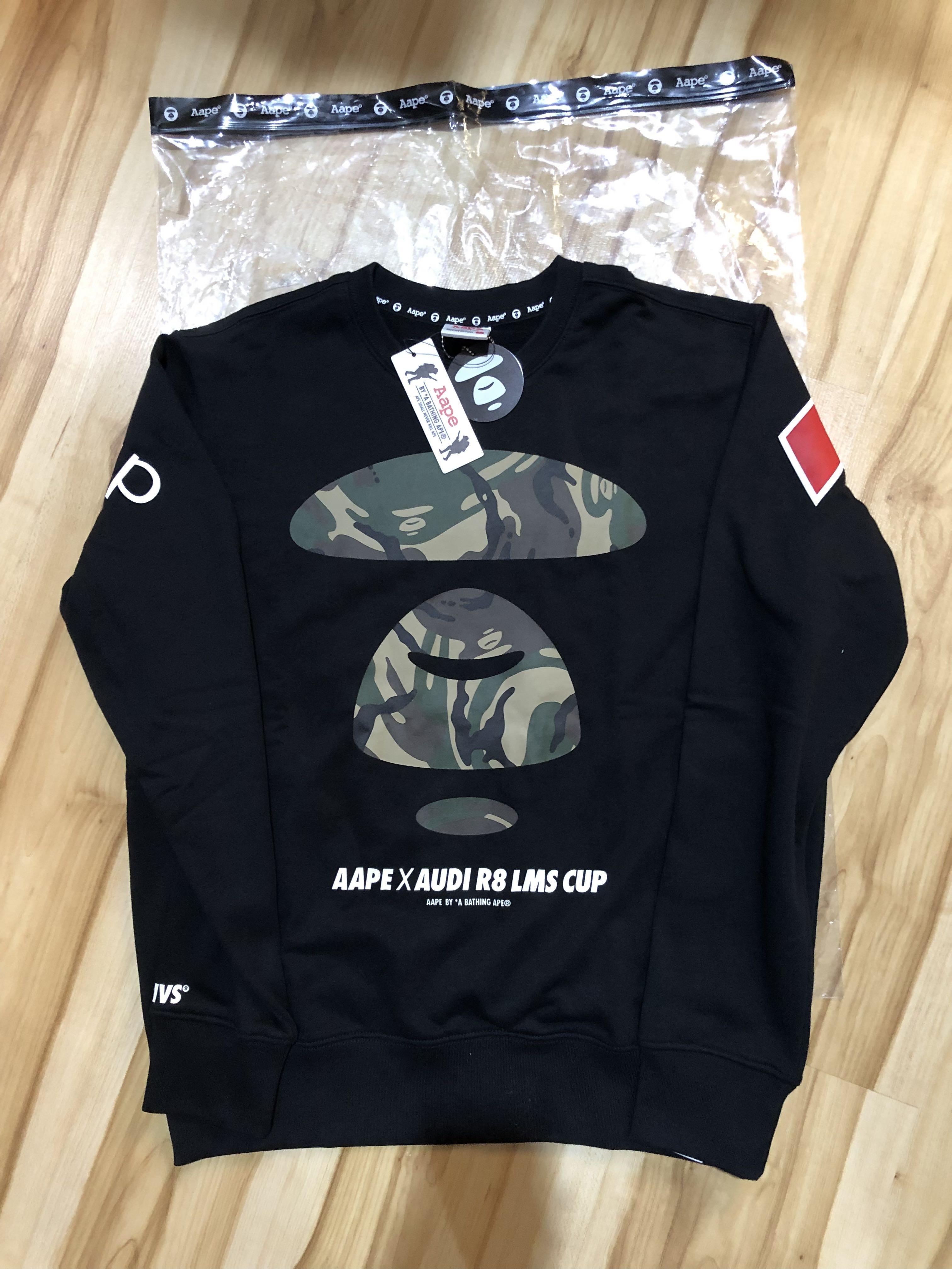 BAPE AAPE x AUDI LMS CUP LONG SLEEVE SHIRT Men s Fashion Tops