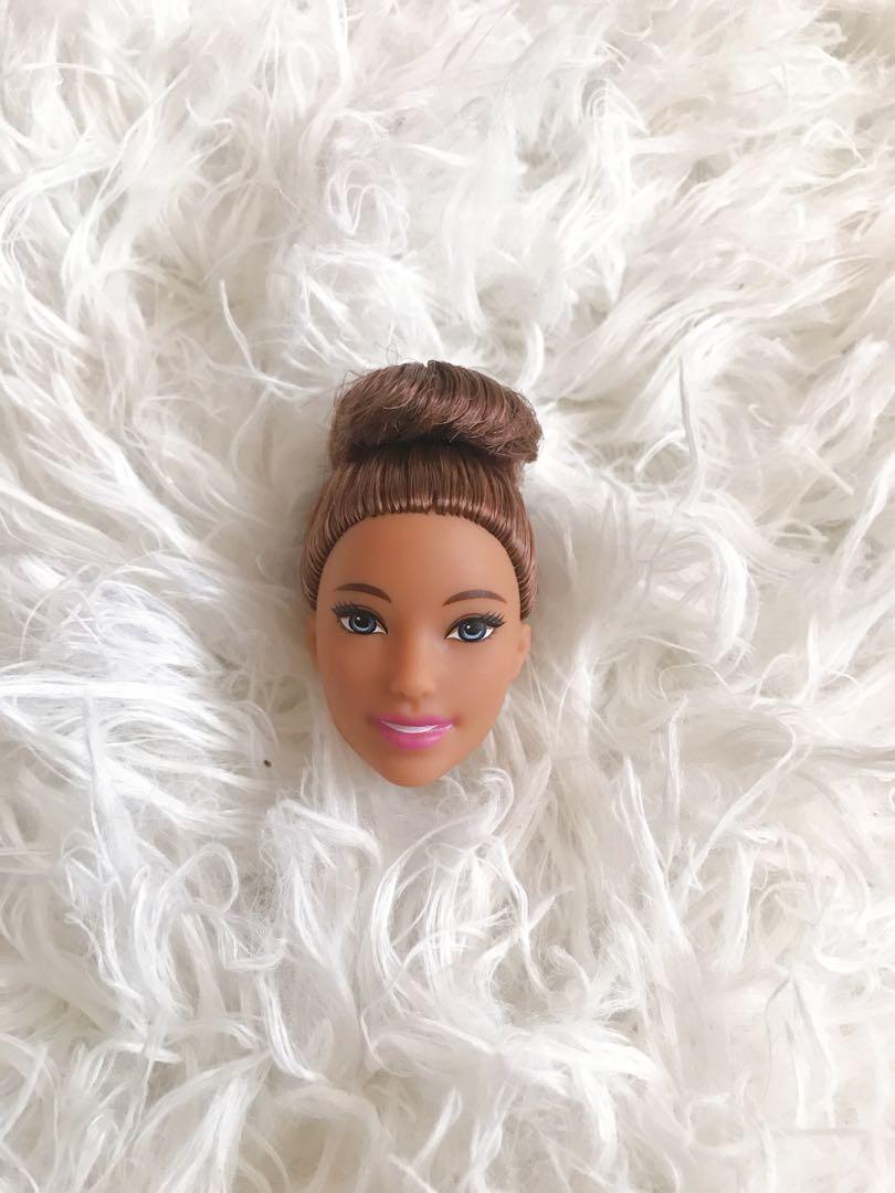 Barbie Doll MadeTo Move MTM Yoga Bun Head, Hobbies & Toys, Toys & Games on  Carousell