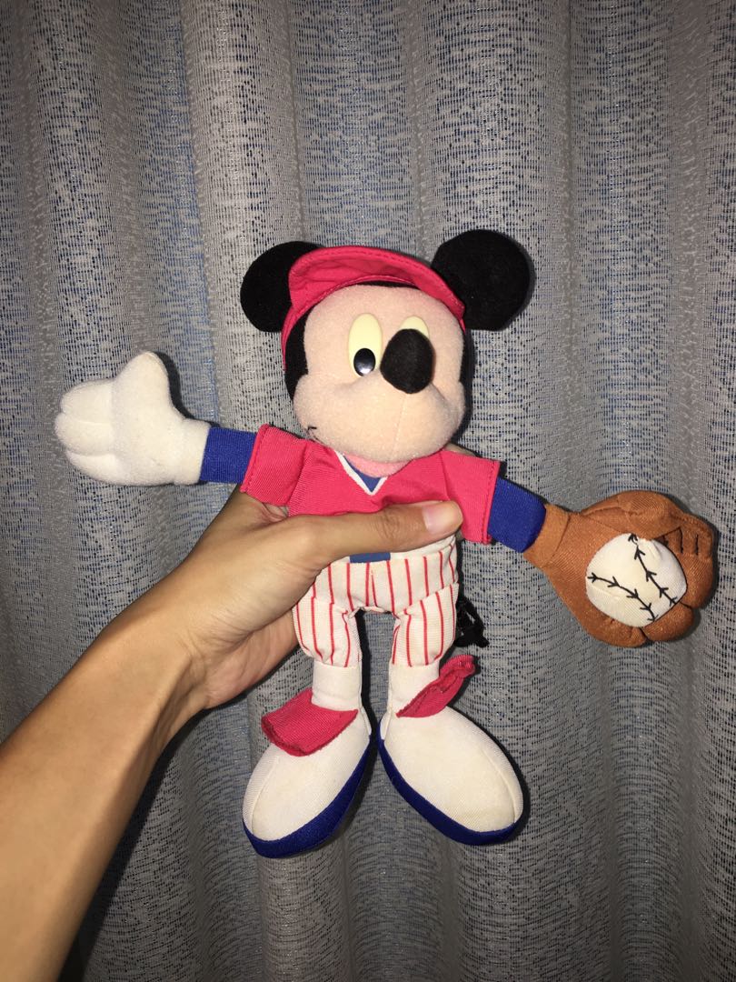 Baseball mickey clearance mouse plush