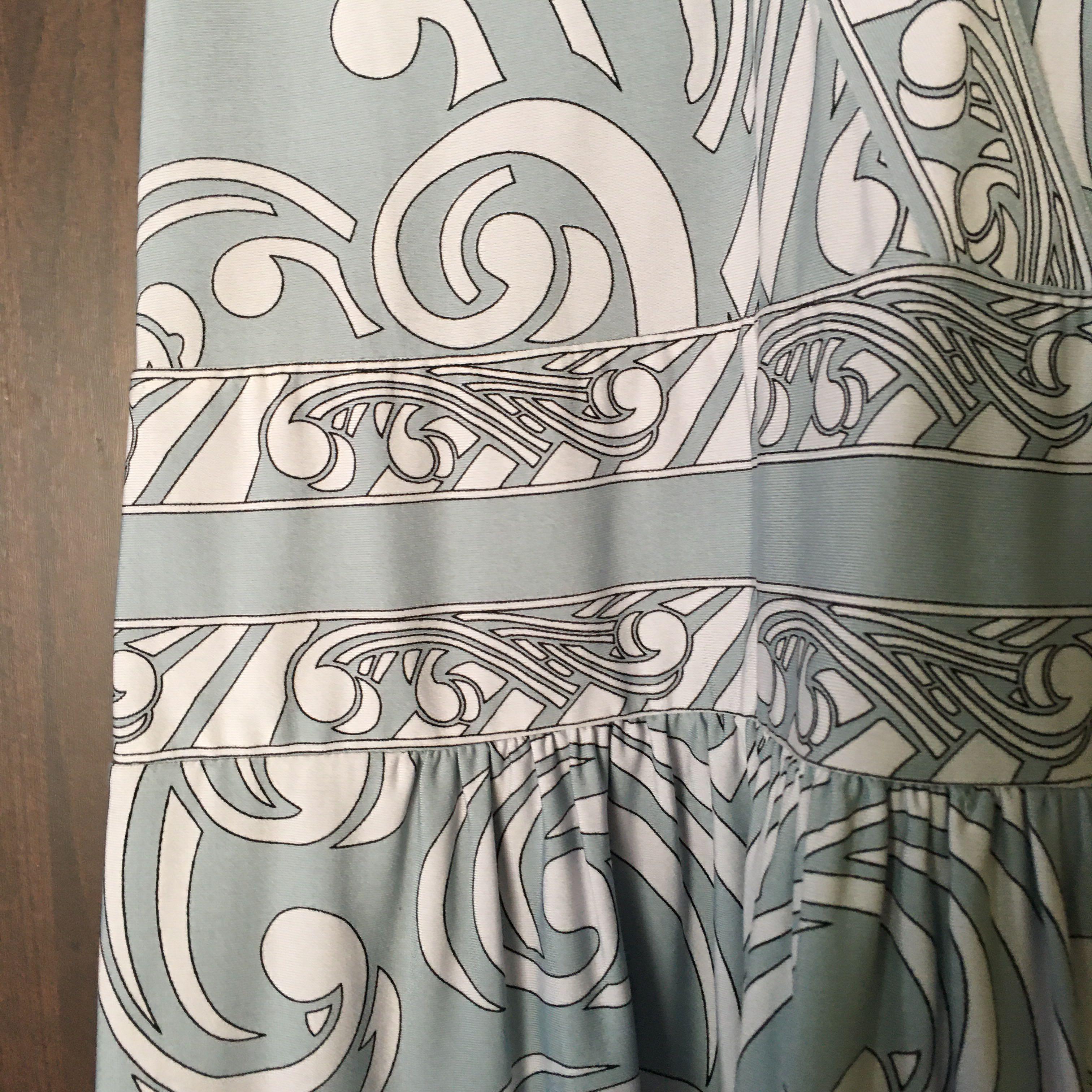 BCBG Blue Printed Dress (Category: Dresses) located in Manila. Submitted by thebookclubz (Listing ID 1097937327, Image 3). Description: From BCBG USA Used by a fashion stylist in fashion photoshoot Stretched fabric Orig Price: P4kn.