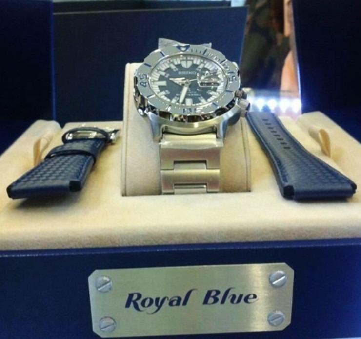 BNIB SEIKO PROSPEX MONSTER Limited Edition Model SRP657K1 SRP657K SRP657 ROYAL BLUE Only 1750pcs Men s Fashion Watches Accessories Watches on Carousell