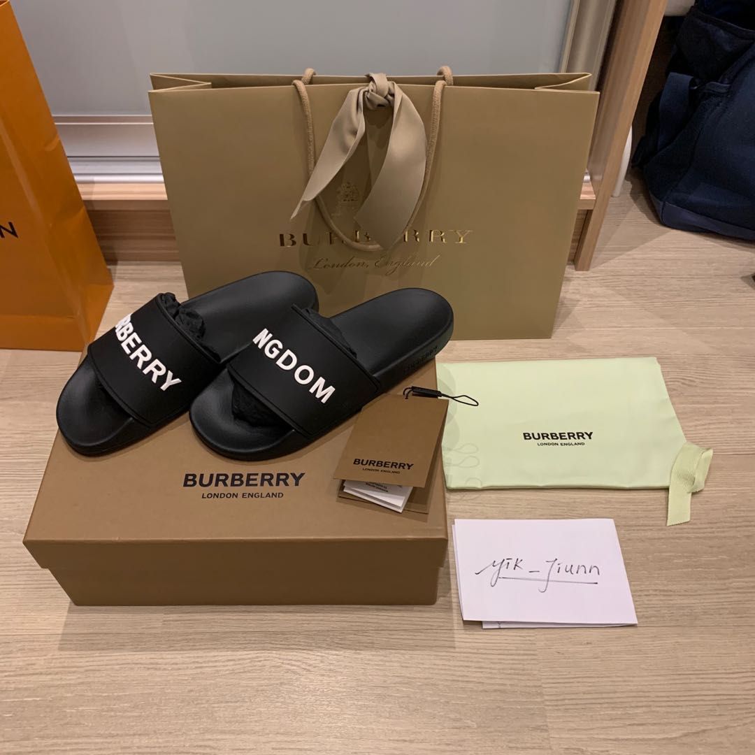 Burberry discount kingdom slides