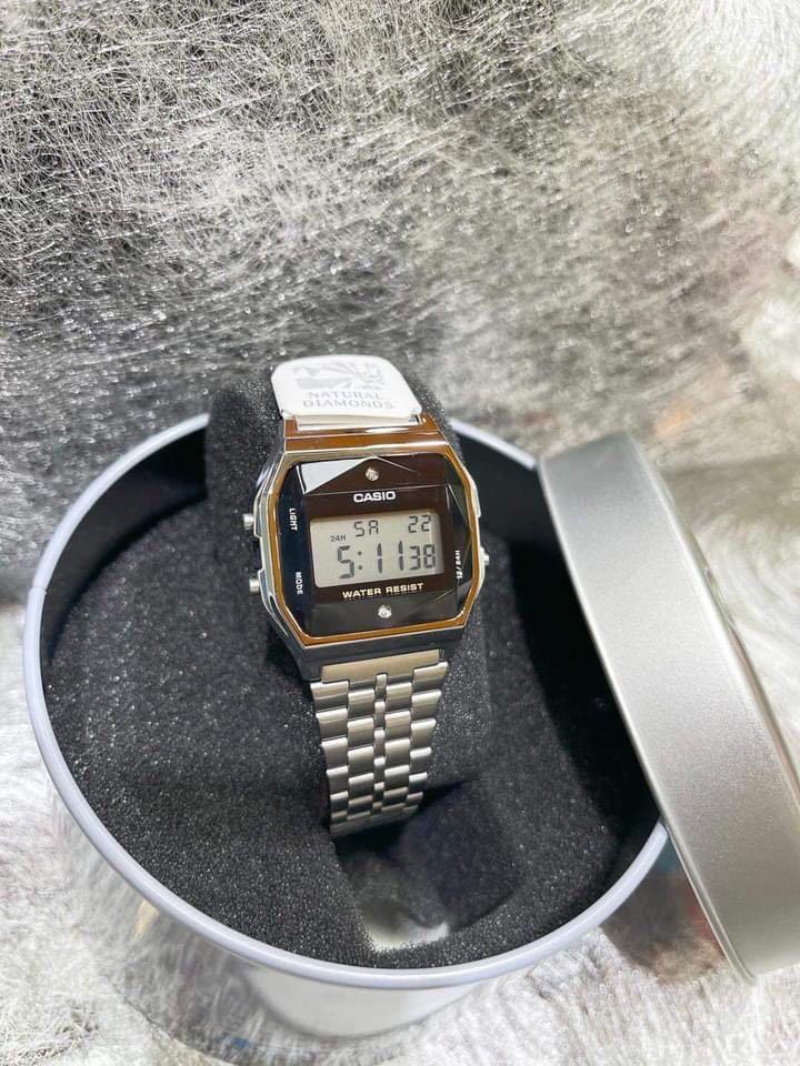 Casio a159wad gold on sale