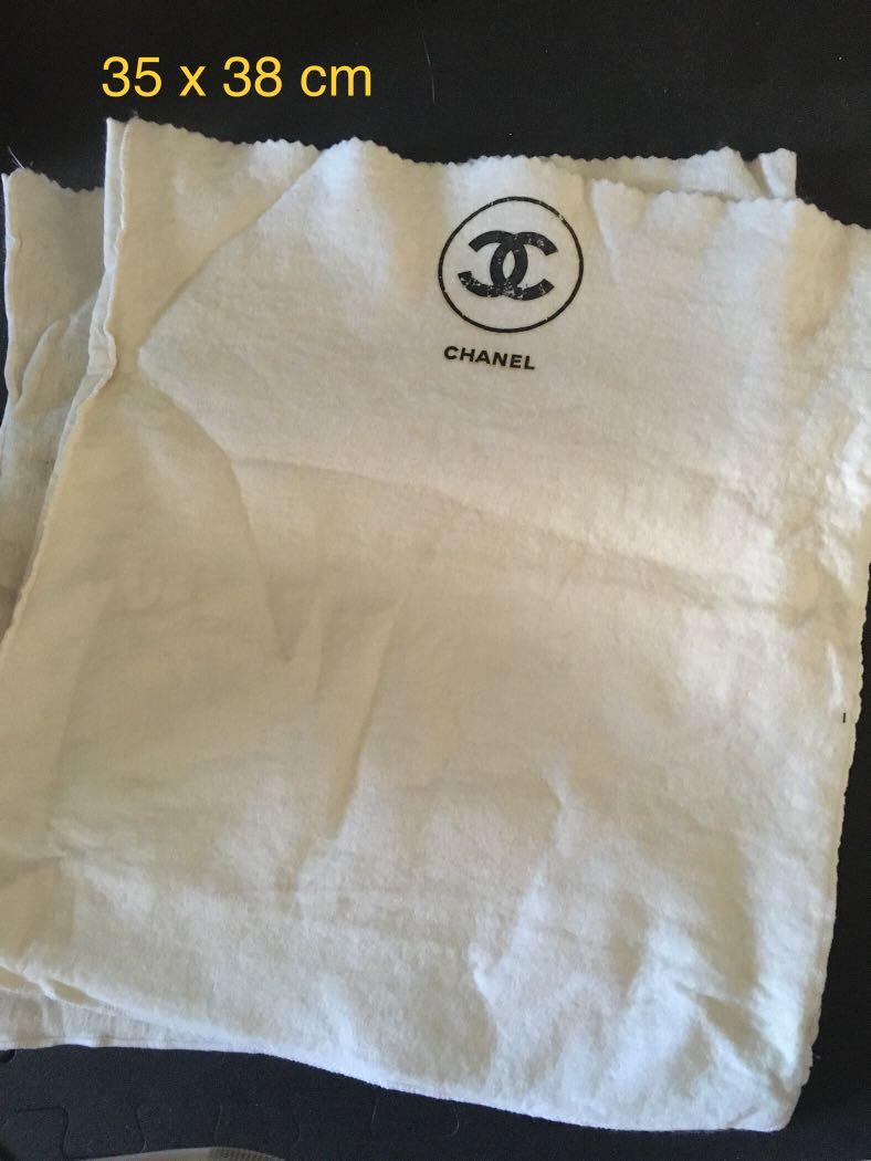 Chanel white vintage dustbags, Luxury, Accessories on Carousell