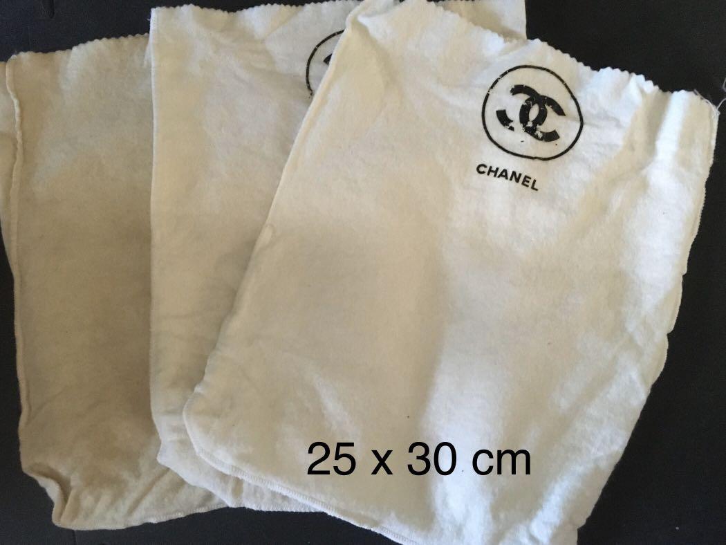 Chanel white vintage dustbags
