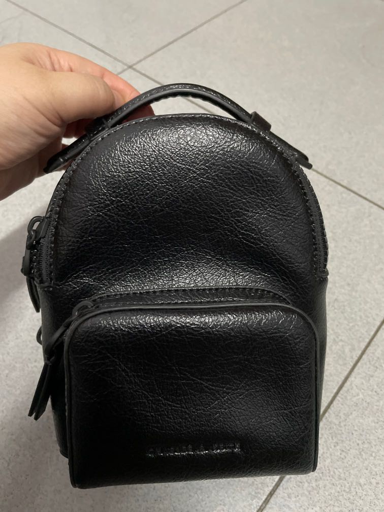 Charles and keith on sale double zip backpack