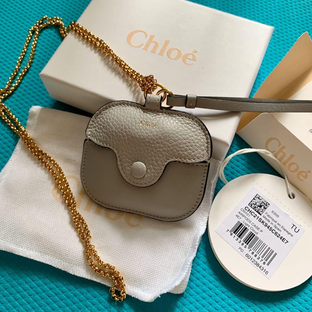 有微瑕) 包郵超平Chloe Airpods Pro Case Mini Bag 頸鏈, 名牌, 飾物及