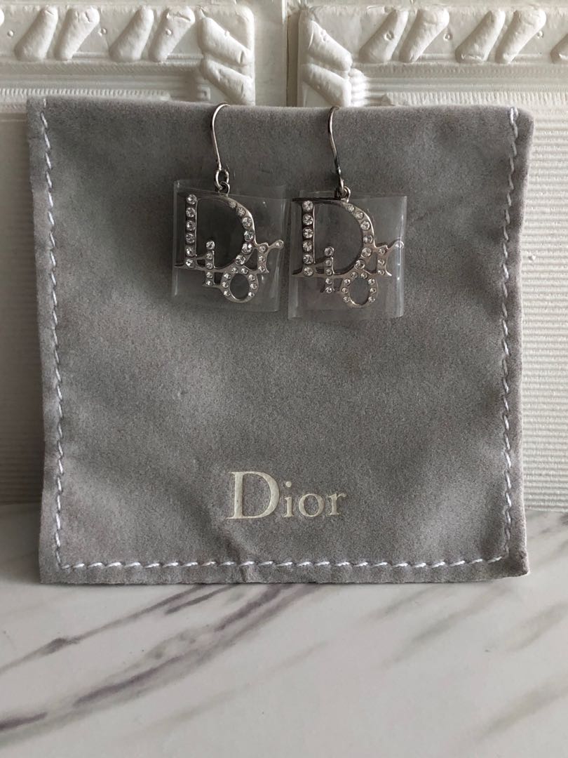 Dior top oblique earrings