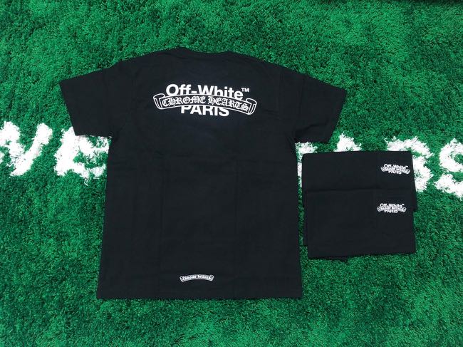 Off white chrome hearts t hot sale shirt