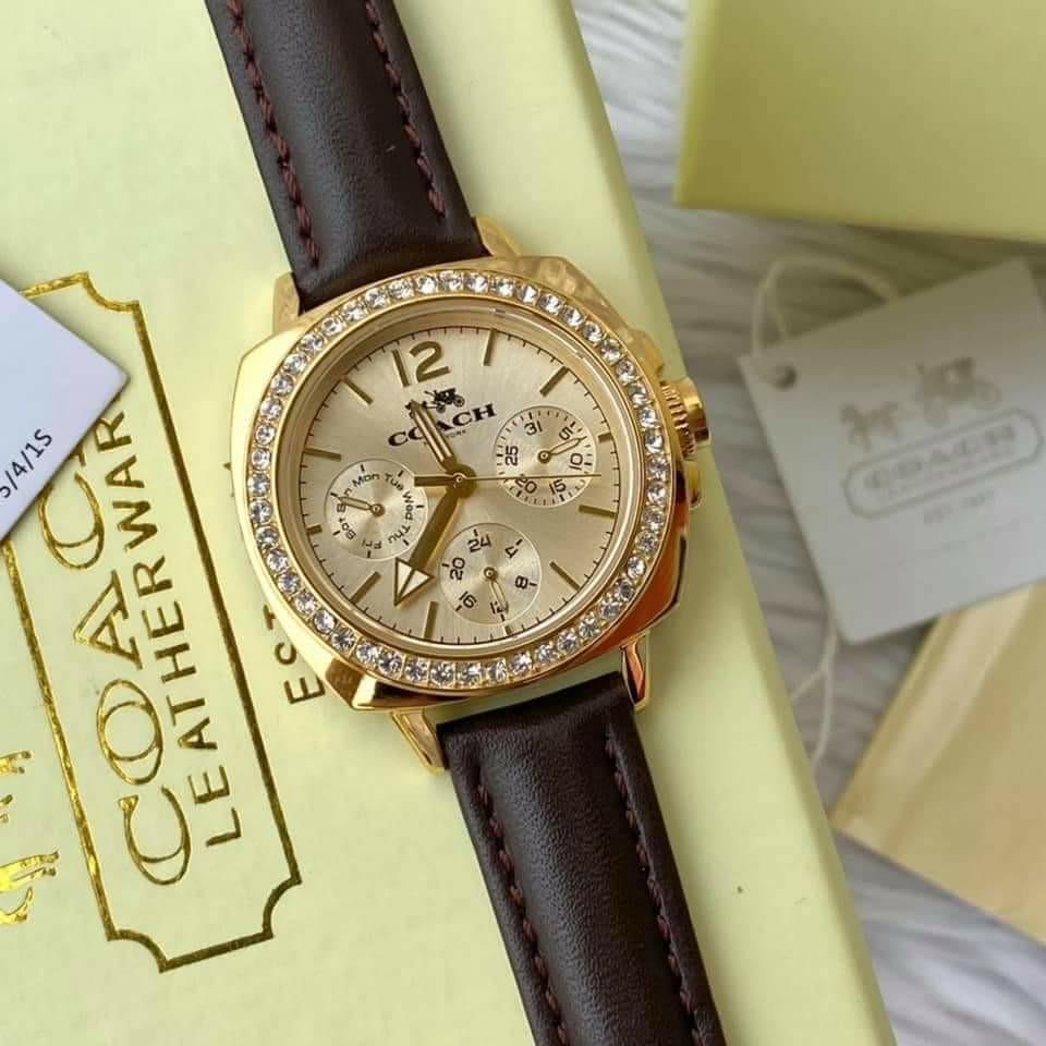 Coach Watch Leather Women s Fashion Watches Accessories