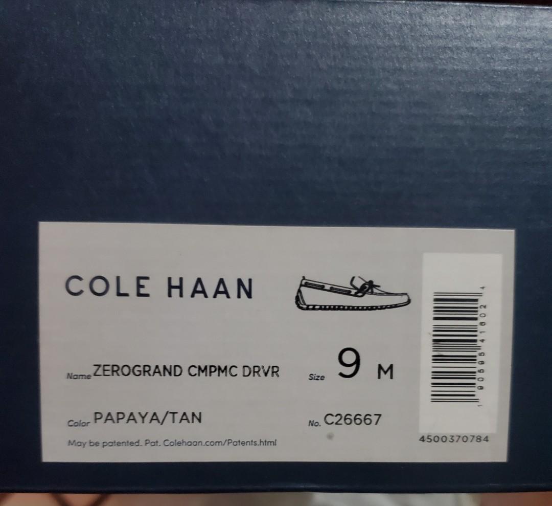 Cole haan discount zerogrand driver papaya