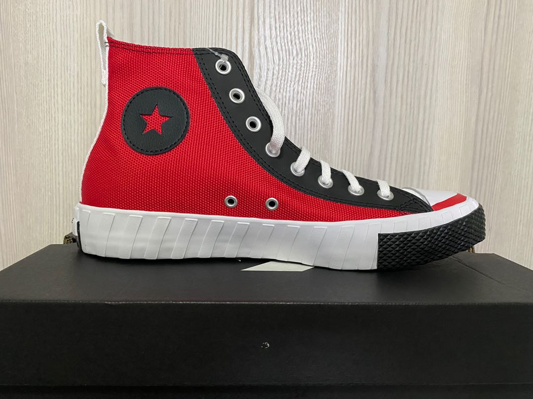 Converse Chuck Taylor white university red black Men s Fashion
