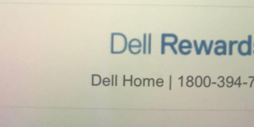 Dell reward coupon, Computers & Tech, Parts & Accessories, Other
