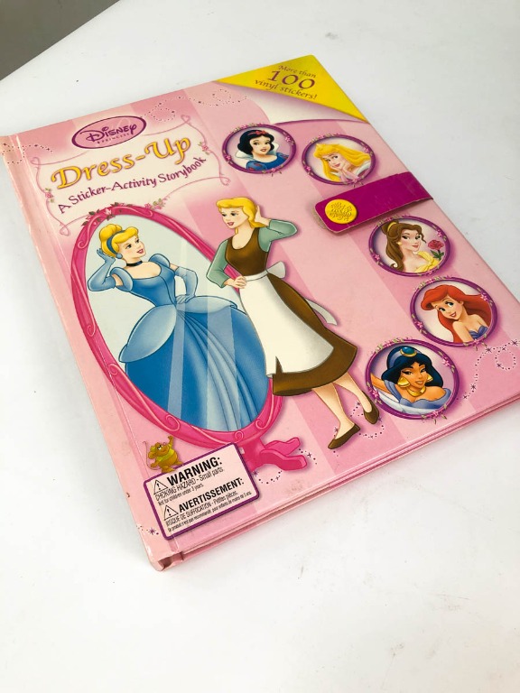 Disney princess dress sales up sticker book