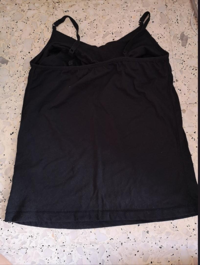 DKNY Black Spaghetti Top