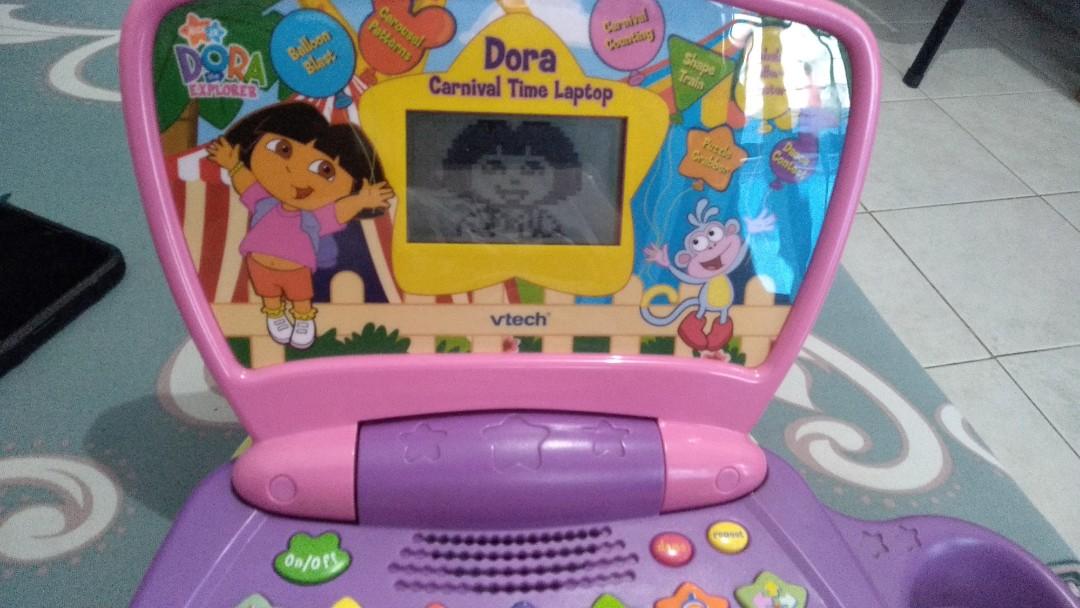 Dora the explorer Vtech laptop game, Hobbies & Toys, Toys & Games on