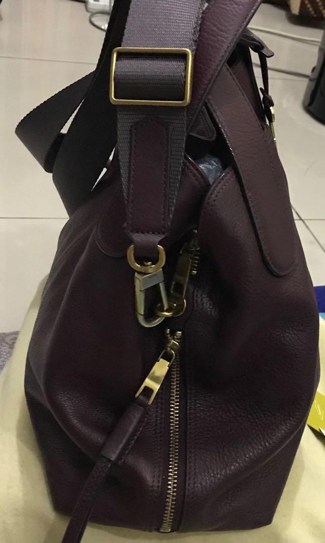 Fossil maya satchel taupe clearance