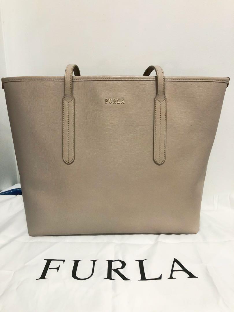 Furla reale tote top bag