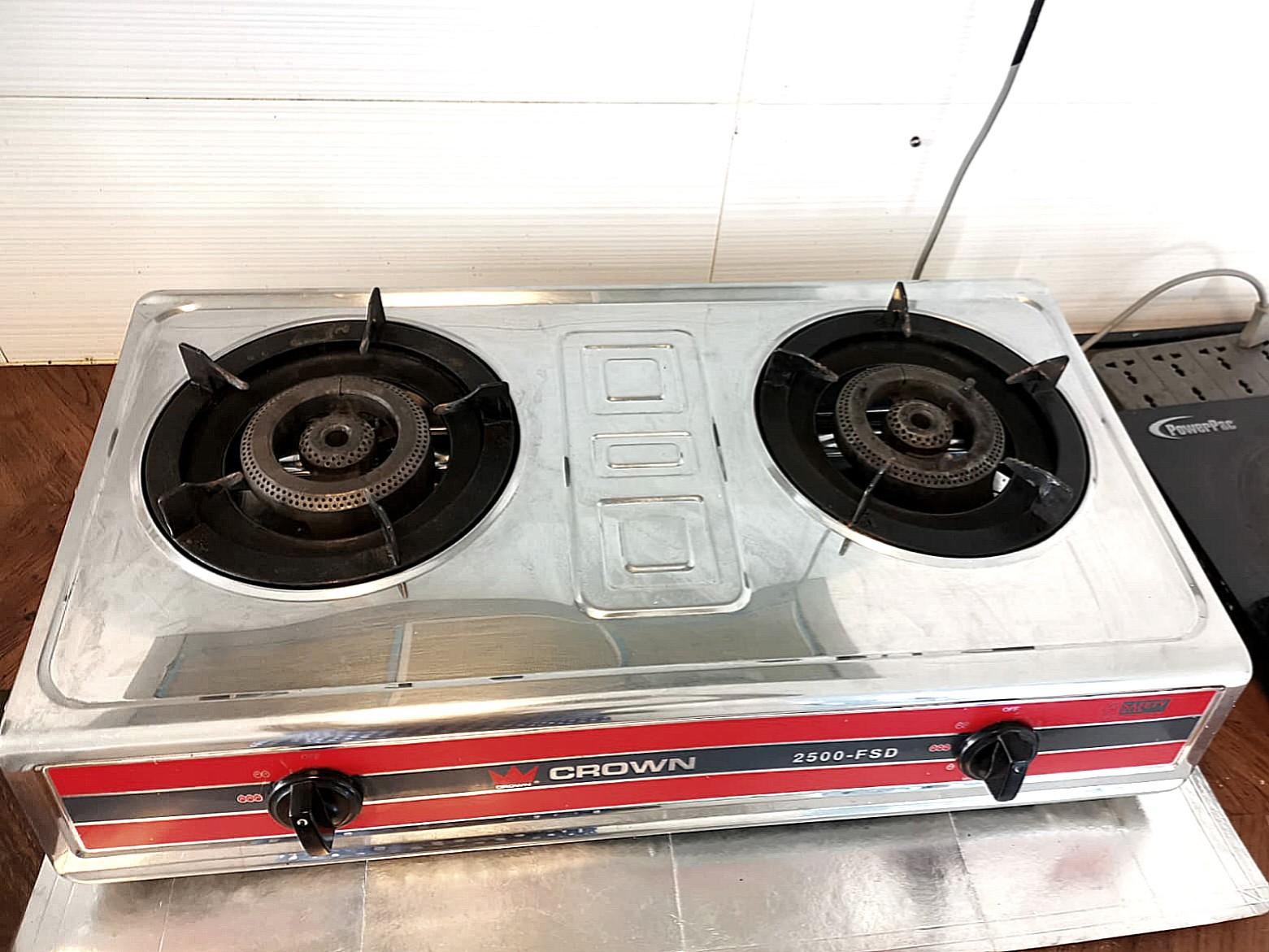 Gas cooker/stove Crown 2500 tabletop + Regulator + Hose, TV & Home