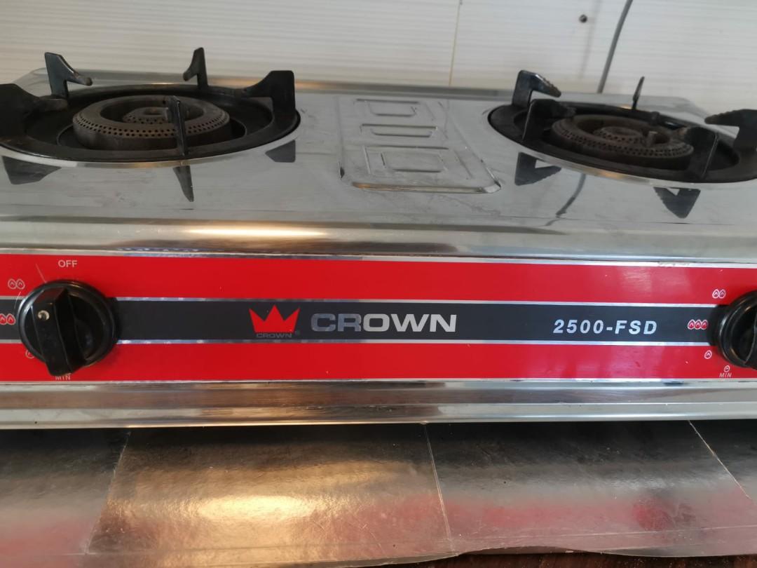 Gas cooker/stove Crown 2500 tabletop + Regulator + Hose, TV & Home