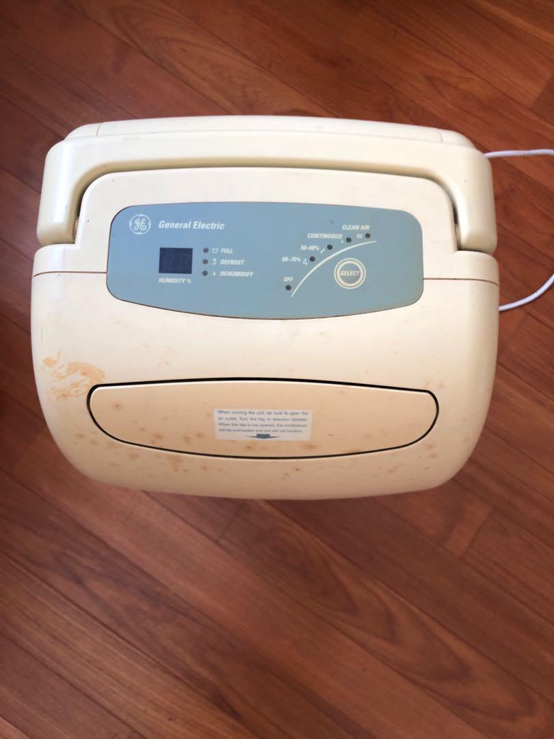 General electric clearance dehumidifier