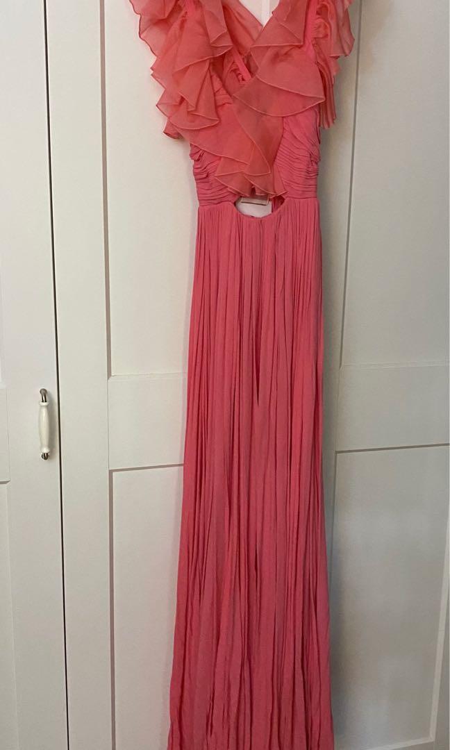 Giambattista valli x h&m long silk dress top