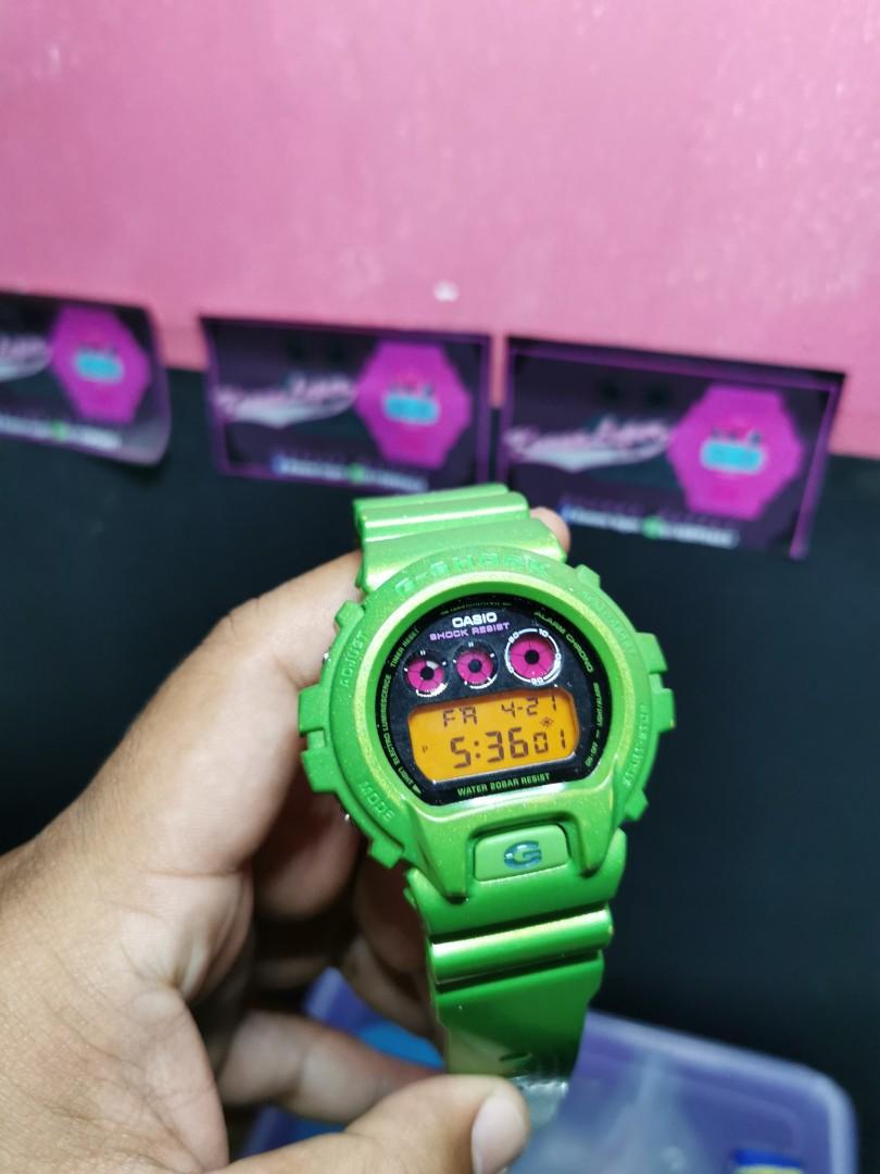 Gshock g shock dw6900 nb3 hulk module 1289 Men s Fashion Watches
