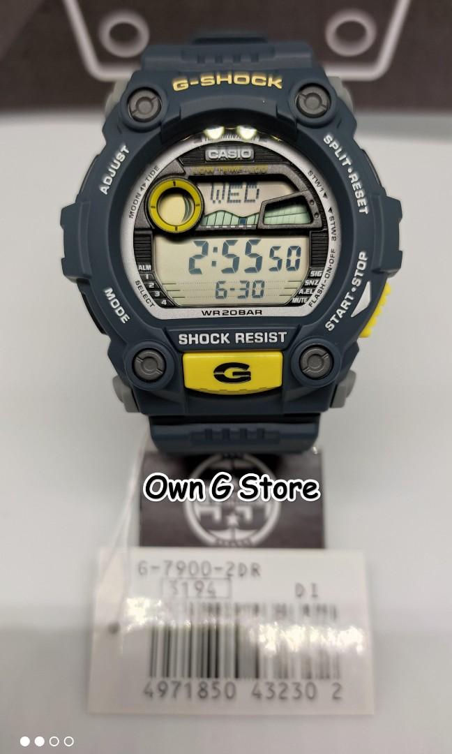 G Shock Mat Moto Biru Original G 7900 2DR Men s Fashion