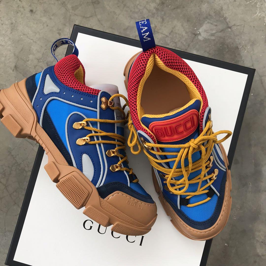 Gucci x Sega Flashtrek Sneakers  , Men's Fashion, Footwear,  Sneakers on Carousell