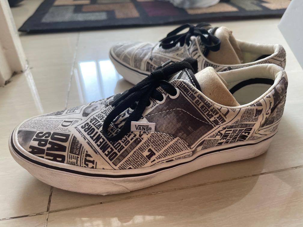 Harry Potter Daily Prophet Vans Shoes