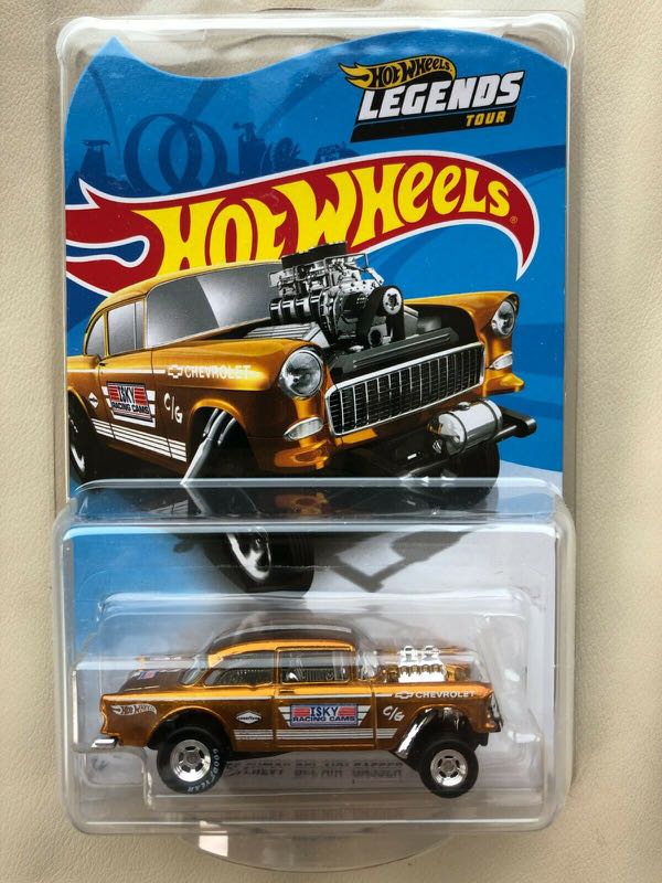 2020 Hot Wheels '55 Chevy Bel Air Gasser Walmart Exclusive Red Line Club Hot Wheels Case N/A