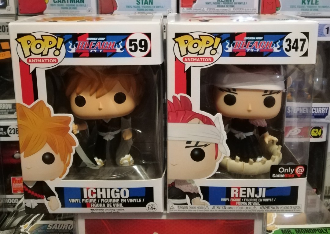 Ichigo and Renji (Gamestop Exclusive) - Bleach Funko Pop