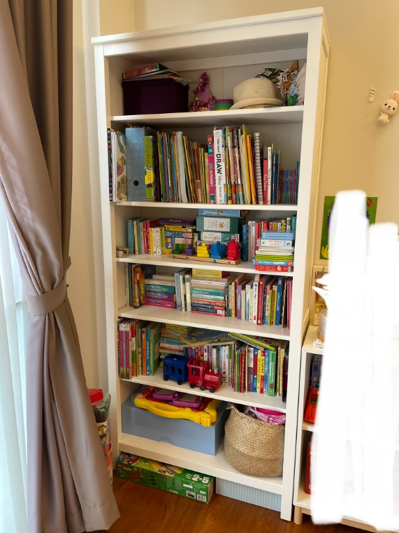 IKEA bookshelf HEMNES white, Furniture & Home Living, Furniture