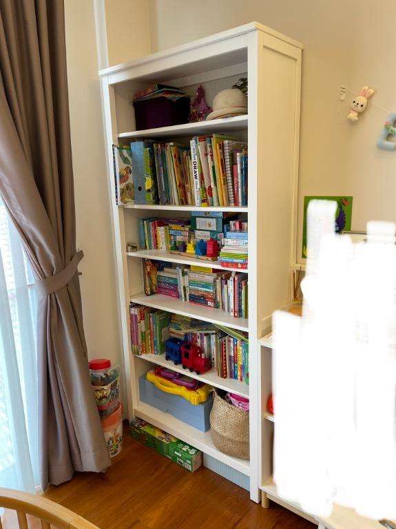 IKEA bookshelf HEMNES white, Furniture & Home Living, Furniture