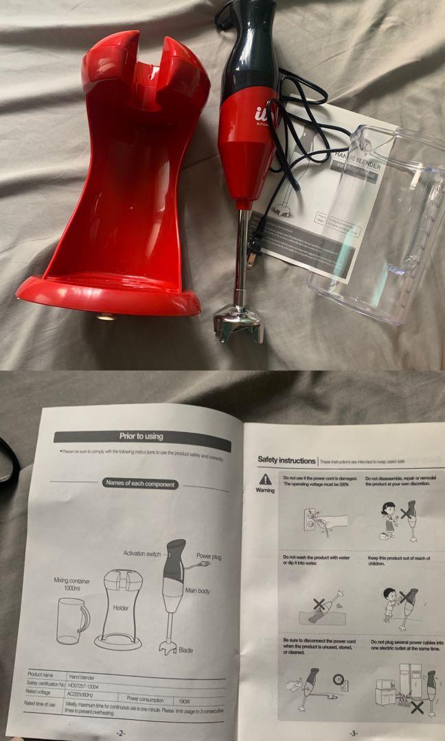 ilo Hand Blender, TV & Home Appliances, Kitchen Appliances, Juicers ...