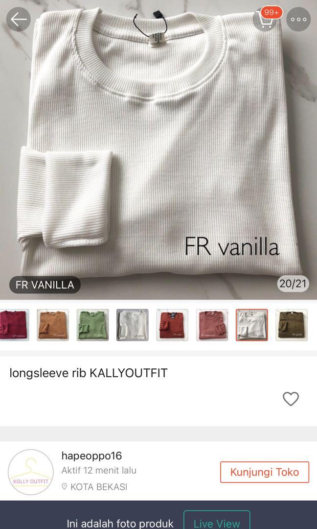 KALLY OUTFIT Long sleeve ( FR vanilla 