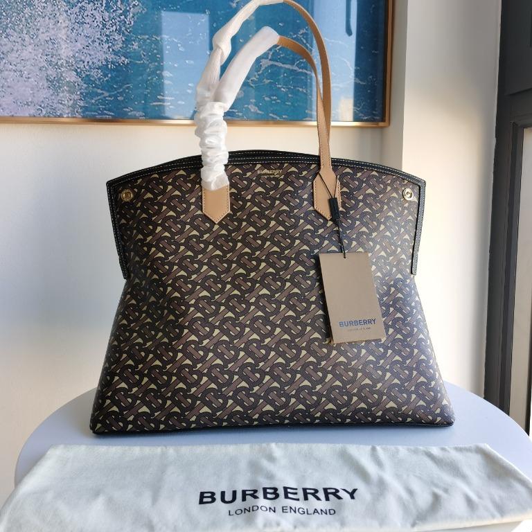 Large Monogram E-canvas Society Tote, Women's Fashion, Bags & Wallets,  Purses & Pouches on Carousell