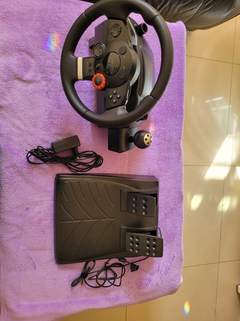 Logitech Driving Force GT, Video Gaming, Video Games, PlayStation on