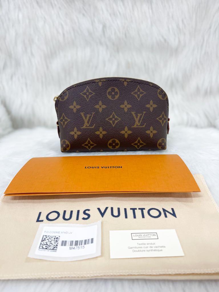 Louis Vuitton Cosmetic Pouch Monogram Canvas Brown 2201741