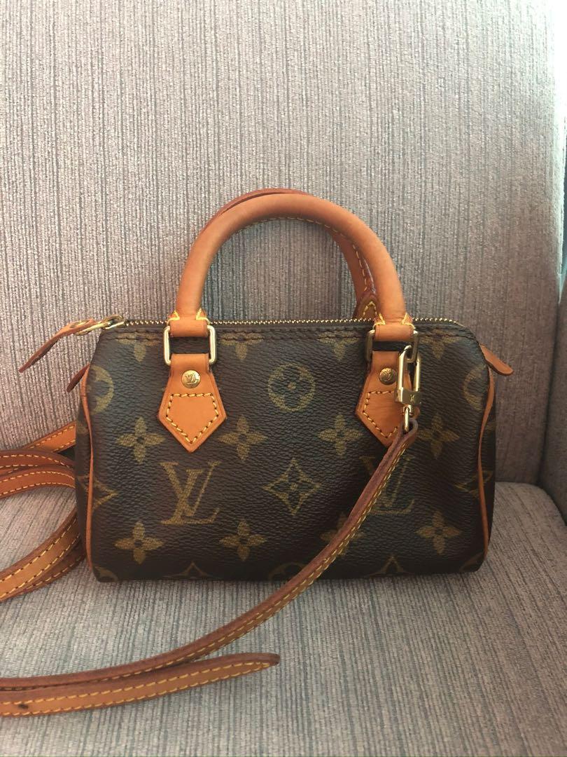 Louis Vuitton Mini Nano Speedy Vintage, Luxury, Bags & Wallets on