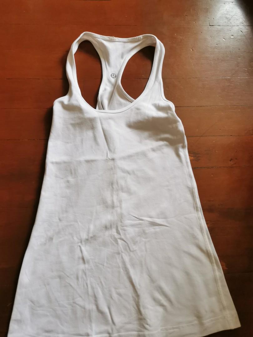White cheap yoga tank