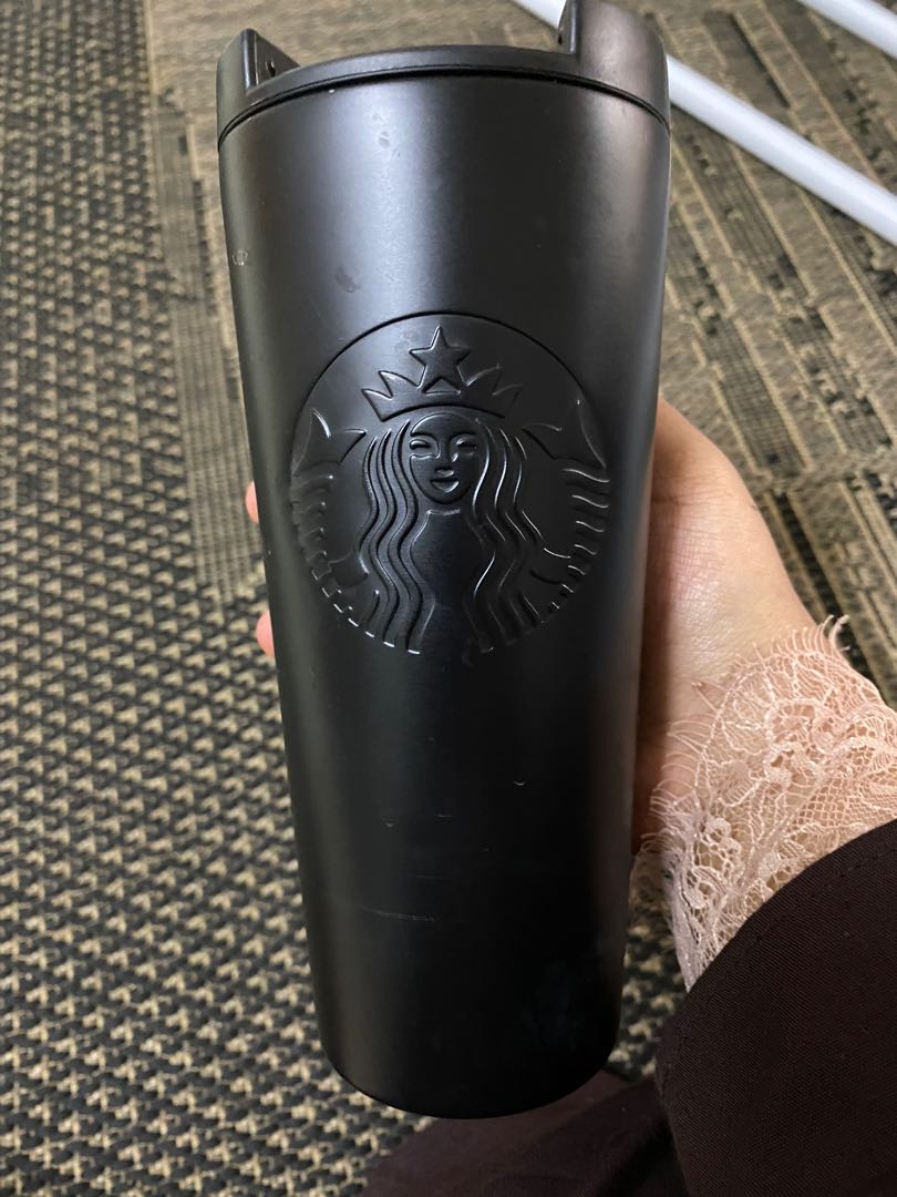 Starbucks matte cheap black thermos