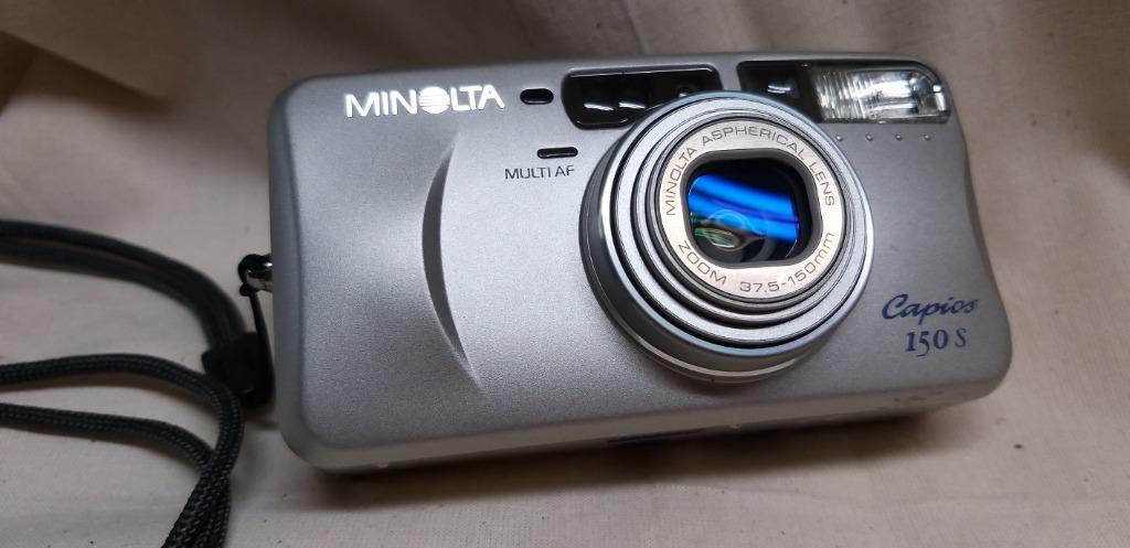 MINOLTA Capios 150S 全自動菲林相機, 攝影器材, 鏡頭及裝備