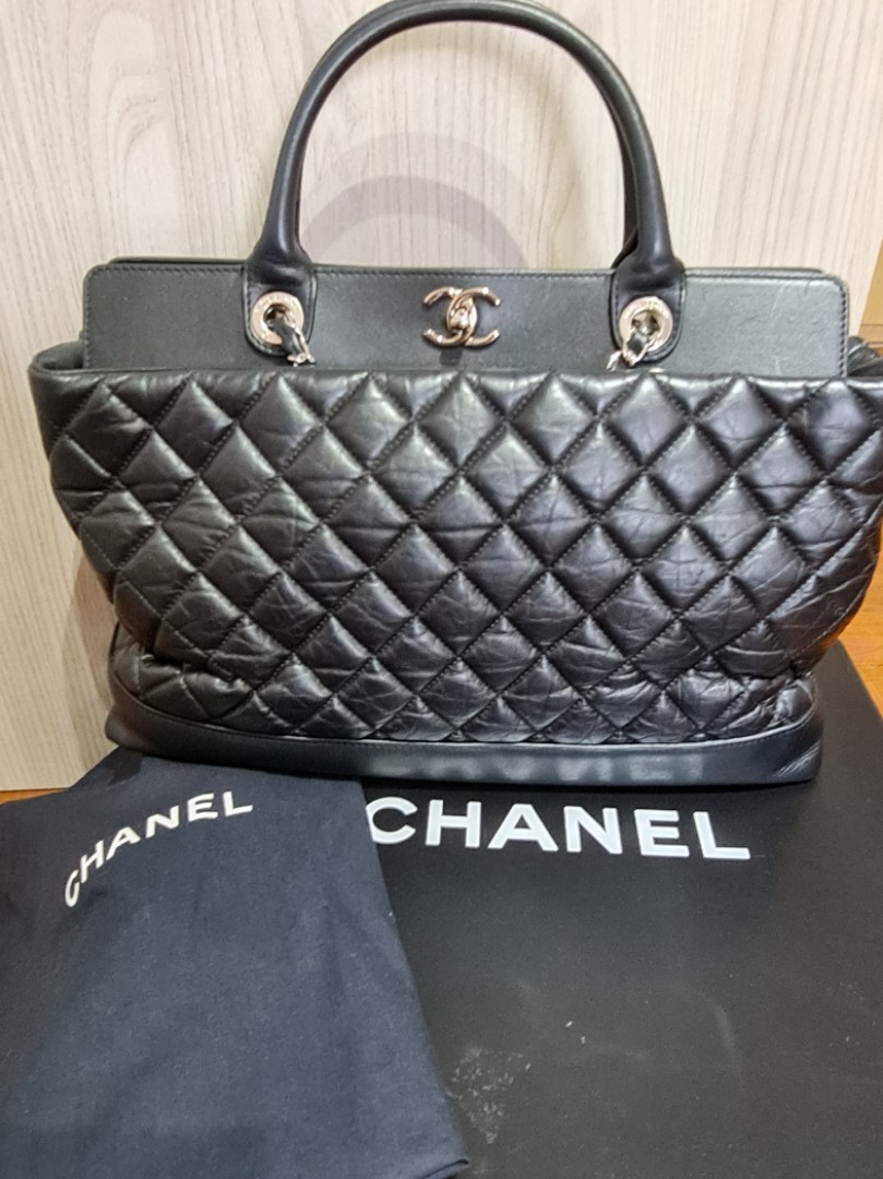 Chanel top document bag