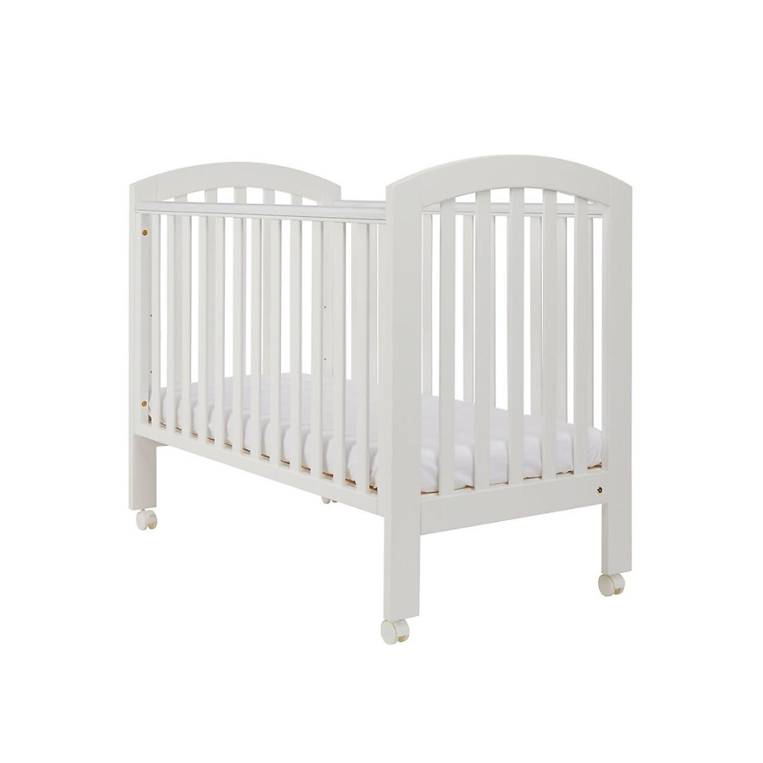 Mothercare Ashworth Dropside Cot with Wheels, Babies & Kids, Baby
