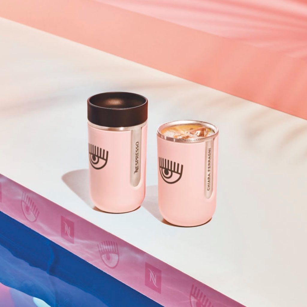Nespresso x Chiara Ferragni Nomad Travel Mug 300ml, Furniture & Home