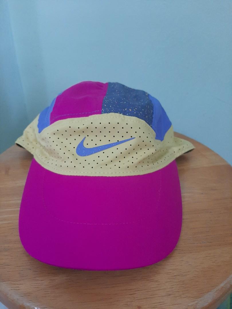 nike tailwind hat on head